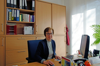 Pfarrsekretärin Birgit Eberhardt, Gemeindebüro